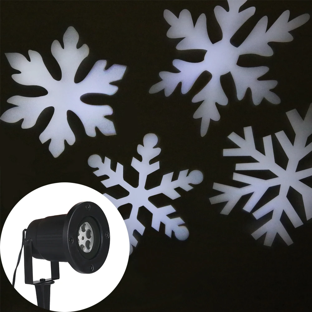 magical falling white snowflakes christmas light projector magical falling white snowflakes christmas light projector