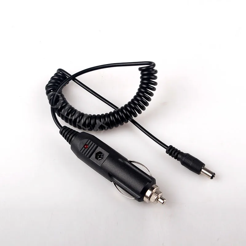 12V DC 2.1mm x 5.5mm Car Cigarette Lighter Power Plug Cord Adapter