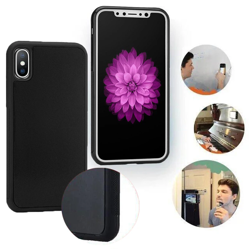 Nano Suction волшебный чехол для iPhone 11 Pro X XS Max антигравитационный 8Plus 6 6s 7 Plus 5 Magic Stick Case |