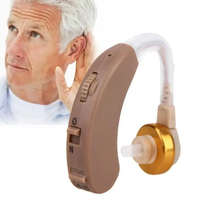 Elder Ear Hearing Aid Volume Adjustable Sound Amplifier Voice Enhancement Mini Device Hear Clear for Hearing Loss Ears Care Aids