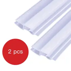 2 шт. набор уплотнительных полосок для душа, водонепроницаемые резиновые пластиковые инструменты для ванной комнаты, прозрачные