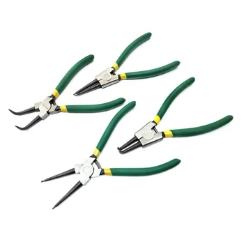 

4 Pcs Professional Heavy Duty 7 Circlip Pliers Set Snap Ring Pliers Tool