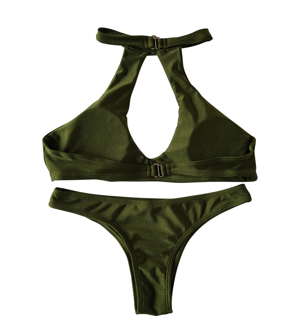 Sexy Brazilian Bikini Push up Swimwear Women 2019 Solid Swimsuit Bathing Suit Women Low Waist Black Plus Size Bikinis set Biquini (14)