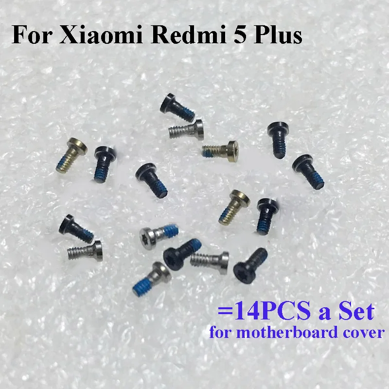 14PCS a set Screw For Xiaomi Redmi 5 Plus mainboard font b motherboard b font Cover