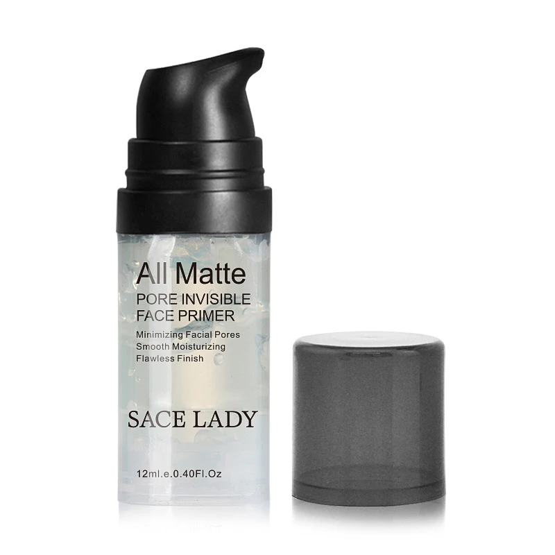 SACE LADY Face Base Primer Makeup 6/12/30ml Liquid Fine Lines Oil-control Brighten Foundation Facial Cream Cosmetic TSLM2