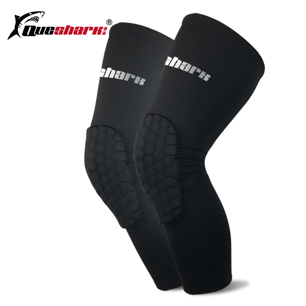 

1 Pair Silicone Anti-slip Basketball Kneepads Volleyball Football Long Leg Sleeves Warm Compression Legwarmers Sports Protectin