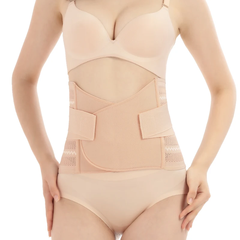 

2019 New body shaping waist trainer slimming shaper waist trainer girdle belly modeling strap abdomen control tummy shaper belt