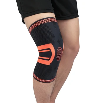 

1pc Knee Pad Sleeve Breathable Anti-slip Knitted Nylon Spandex Leg Warmer Outdoor Gym Fitness sports saftey