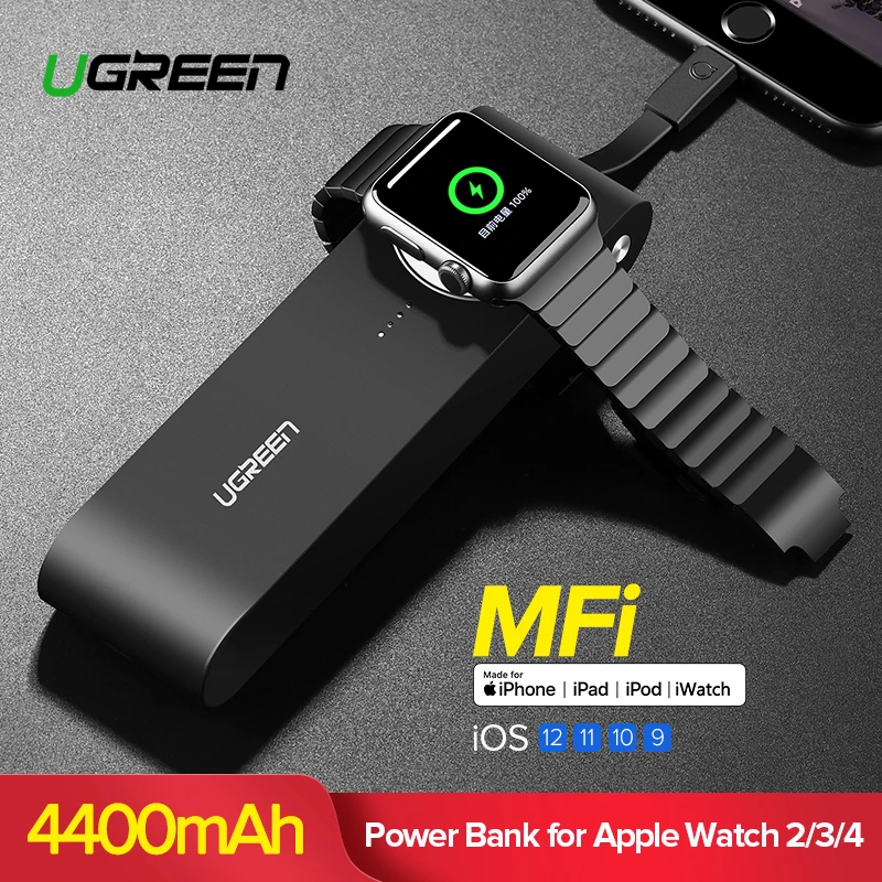 Ugreen Wireless Charger Power Bank 4400mAh for Apple Watch 4/3/2 iPhone X 8 External Battery Charger for Mobile Phones Poverbank Ugreen Wireless Charger Power Bank 4400mAh for Apple Watch 4/3/2 iPhone X 8 External Battery Charger for Mobile Phones Poverbank