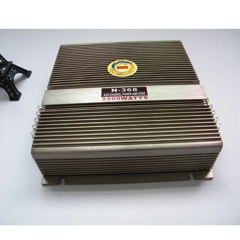 High Quality 2200W Car Audio 2-Channel Professional Power Amplifier Auto Aluminum Bass Amplifiers