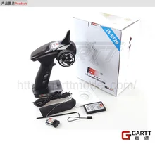 GARTT Flysky FS GT2B FS-GT2B 2.4G 3CH Gun Controller Transmitter Receiver TX Battery USB Cable For RC Car Boat
