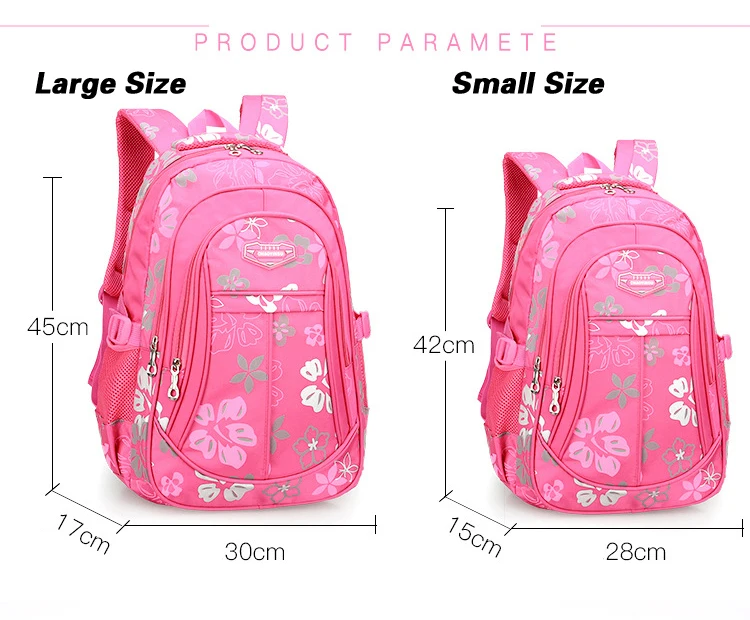 Детские школьные сумки для девочек, детские рюкзаки с цветочным принтом, сумка через плечо, сумка для начальной школы, черная сумка, Escolar