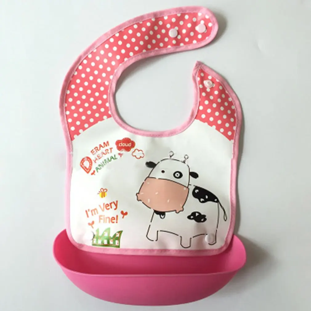25 Styles Cute Cartoon Animal Baby Bib Waterproof Soft EVA Baby Drool