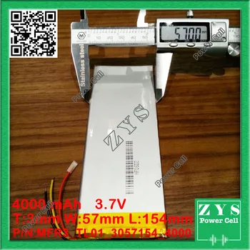 

Safety Packing (Level 4) 3.7V 4000mah (polymer lithium ion battery) Li-ion battery for tablet pc 7 inch MP3 MP4 [3057154] Free S