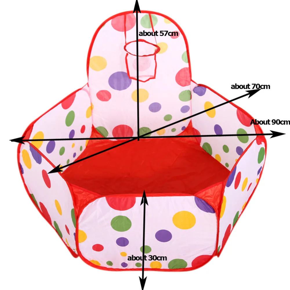 Складные детские игрушки палатка океан мяч яма Детские шарики для игры, бассейн с корзинкой сумка для отдыха на открытом воздухе спортивные игрушки большая палатка для детского шарового бассейна