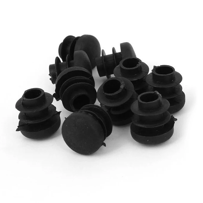 Hot Sale Chair Table Legs Plug 14mm Diameter Round Plastic Cover Thread Inserted Tube 12 PCS