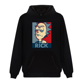 

Rick And Morty sweatshirt men hoodie Fall casual Anime sweatshirts hoodies men/women USA Cartoon fashion Jacket coat 4XL clothes