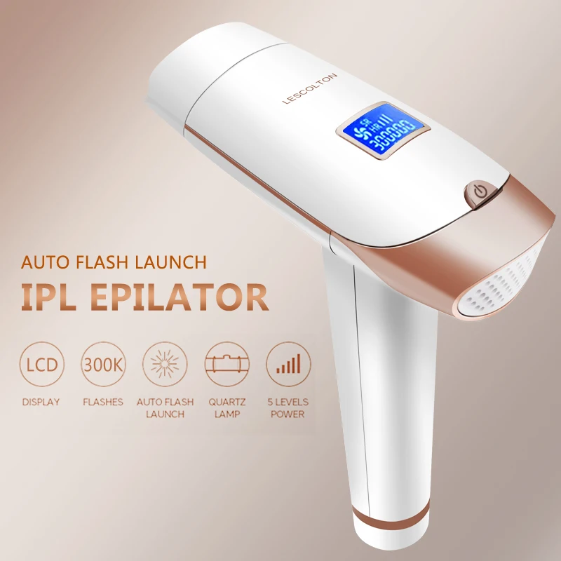 Goede Lescolton Laser Ontharing Apparaat 3in1 700000 gepulste IPL Permanente Ontharing IPL laser Epilator Oksel Ontharing machine