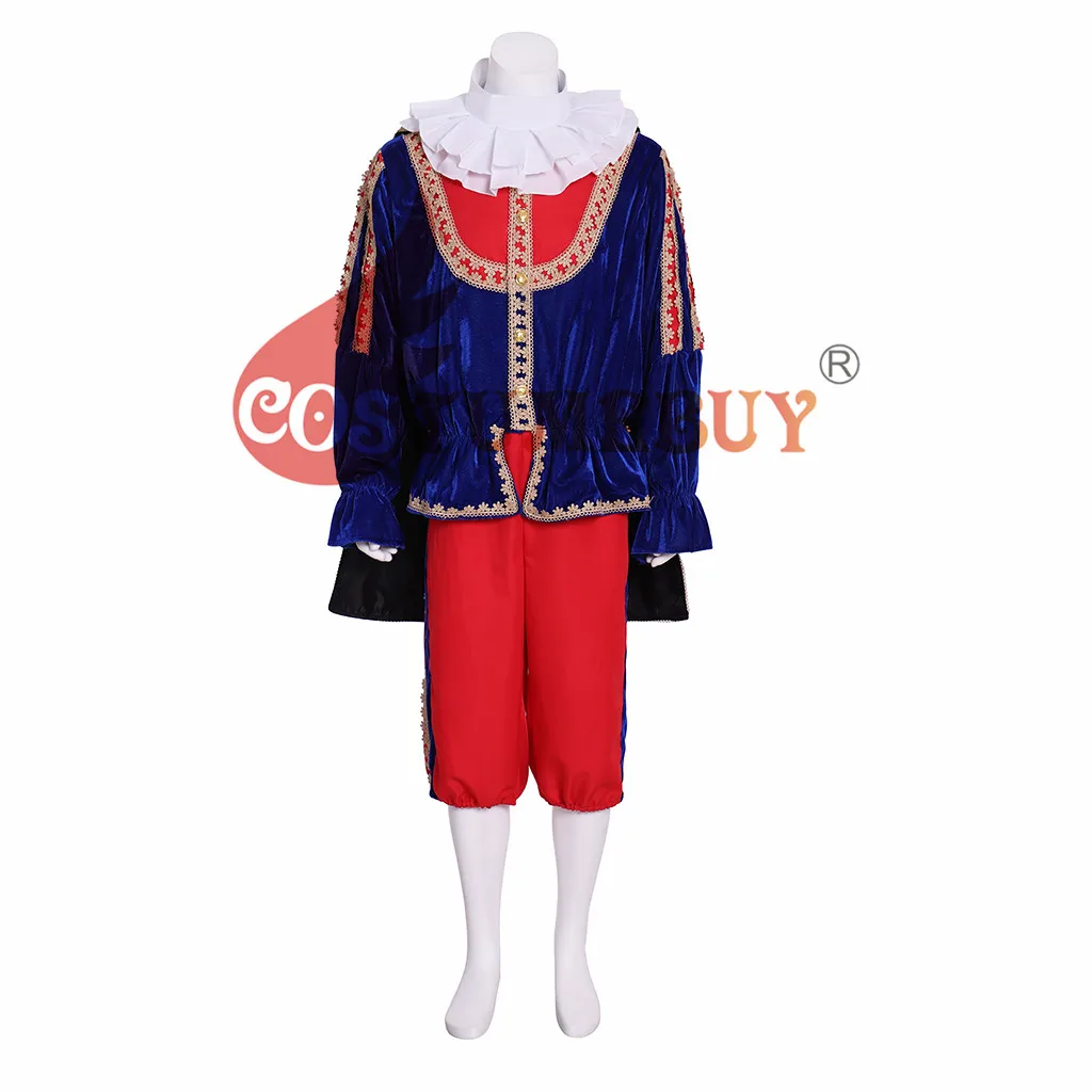 Costumebuy средневековый Тюдор принц Костюм для косплея Elizabethan костюм взрослые мужские костюмы на Хэллоуин индивидуальный заказ