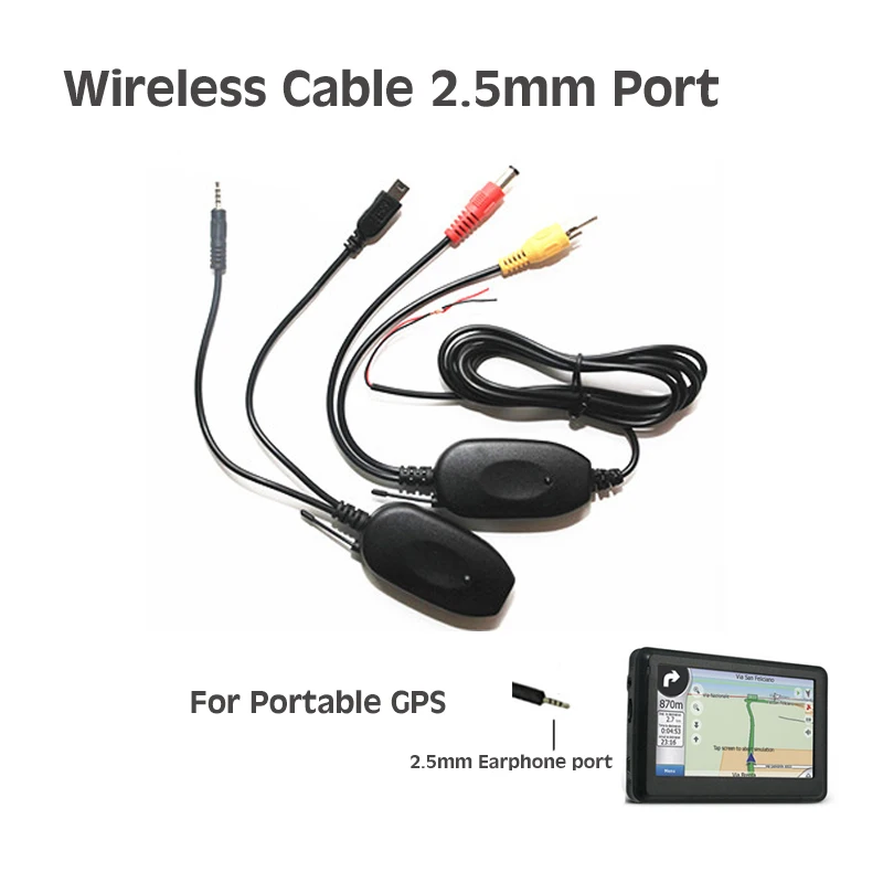 Wirleless 2.5mm Earphone port for Portable GPS