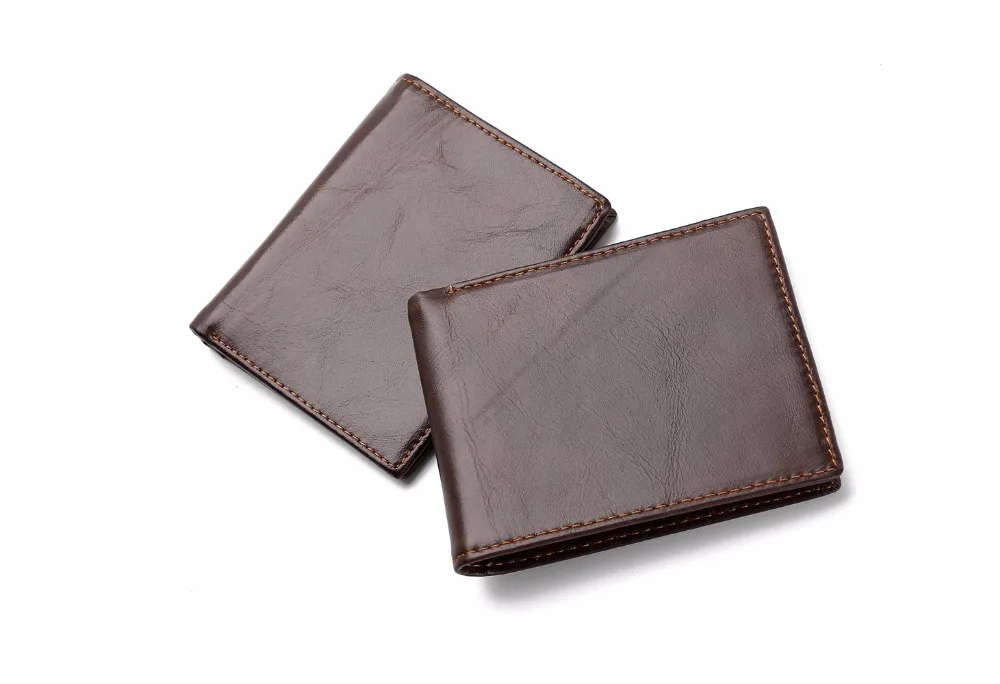 FONMOR мужской короткий кошелек из натуральной кожи, Противоугонный Ретро кошелек высокого качества, держатель для карт, кошелек, многофункциональная сумка для денег