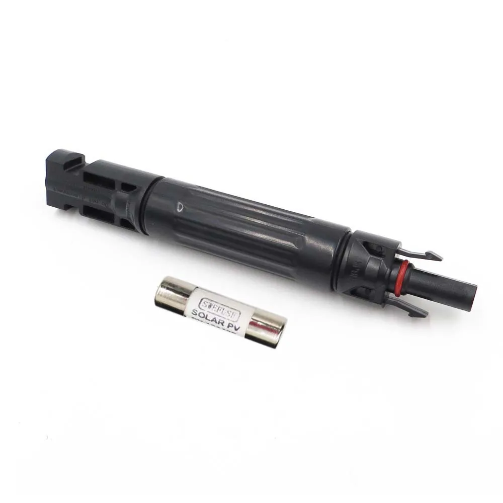 

1pc x 5A Fuse MC4 Connector 1000VDC IP68 Waterproof Use for solar panel protection solar power system