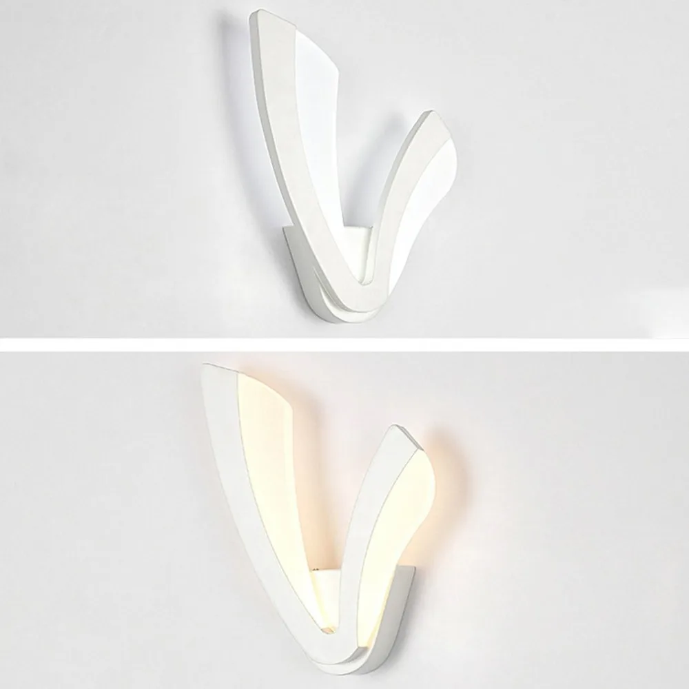 

Simple V Shape Acrylic Wall Light Led Indoor Wall Lamps Led Wall Sconce Lamp Lights for Bedroom Living Room Stair