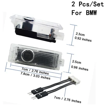 

With Logo Weclome Lamp Ghost Shadow Projetor Only For BMW 3/5/6/7/Z/GT/X/Mini Series 3W Lens Include 2Pcs/Set LED Courtesy