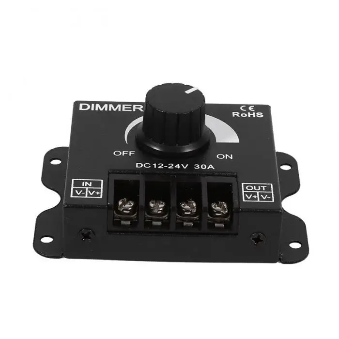 12 V-12 V 30A металлический светодиодный диммер контроллер ручной работы для полосы света TN99