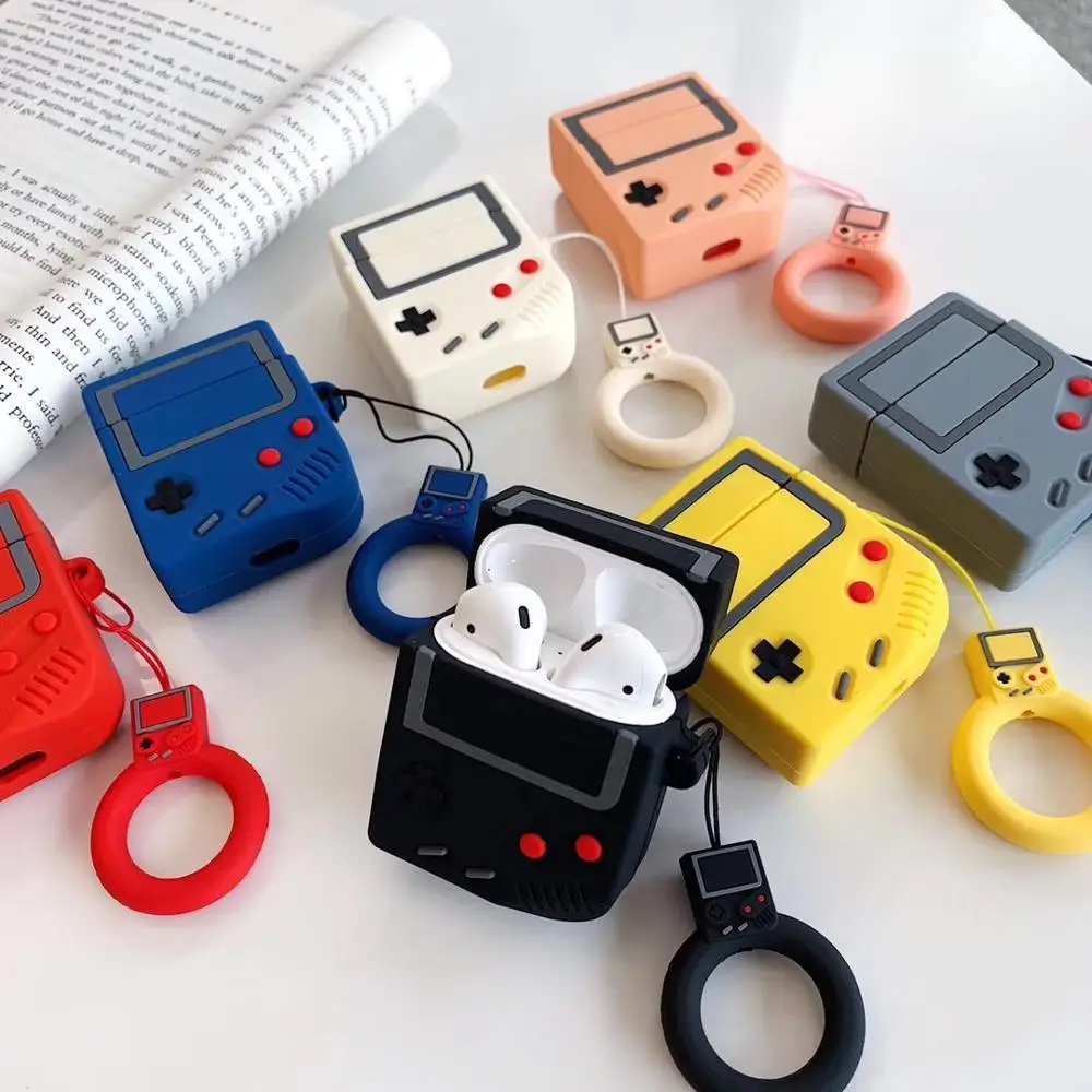 For AirPods Case Cartoon Silicone Cover for Apple Air pods 2 Cute Earphone Case Earbuds Bag for Earpods Cases Ring Accessoires