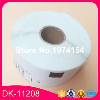 

1 Refill Roll Compatible DK-11208 Label 38mm*90mm 400Pcs Compatible for Brother Label Printer White Paper DK11208 DK-1208