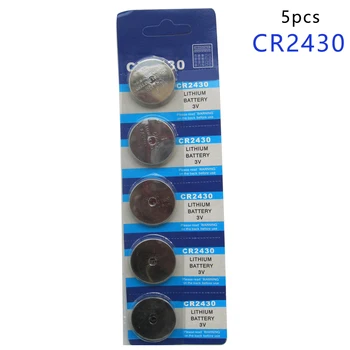 

Centechia 5 Pcs 3V Lithium Coin Cells Button Battery CR2430 DL2430 BR2430 ECR2430 KL2430 EE6229