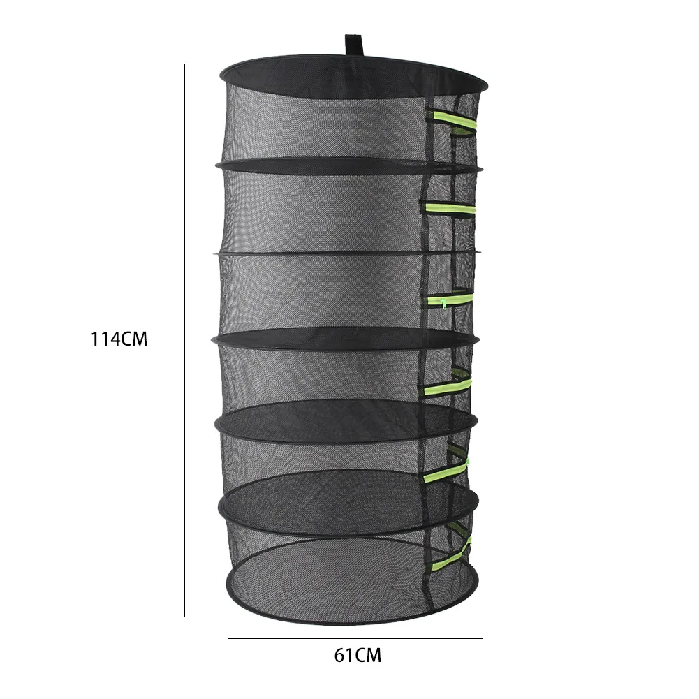 Outdoors Dryer Mesh Drying Rack Fabrics Herbs Folding Fish Net Creativity Plants Tool Accessory Hanger Zippers
