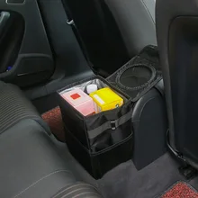 Складной мусорник в автомобиль боковой карман крышка мусорный мешок мусор висячий контейнер для мусора водонепроницаемый держатель для хранения с крышкой