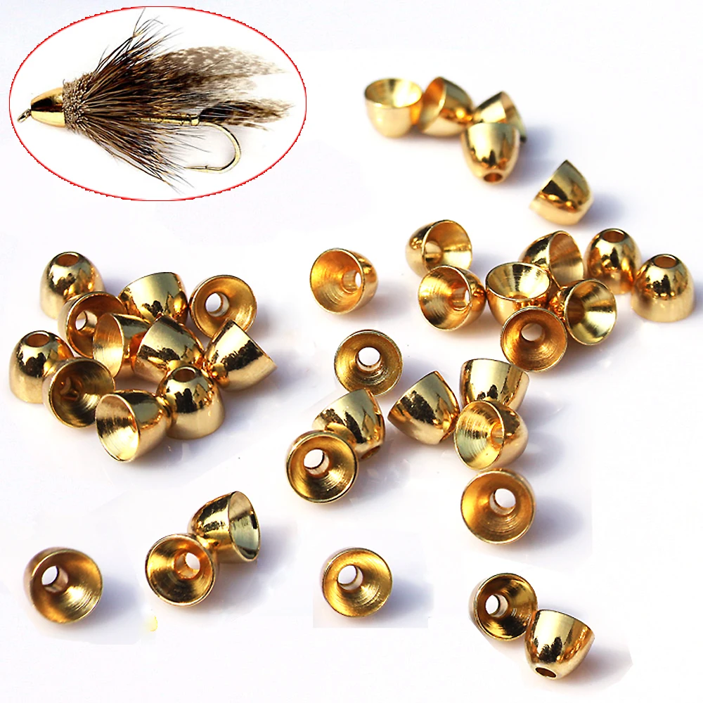 Buy MNFT 24Pcs/lot Brass Cone head for tying Tube