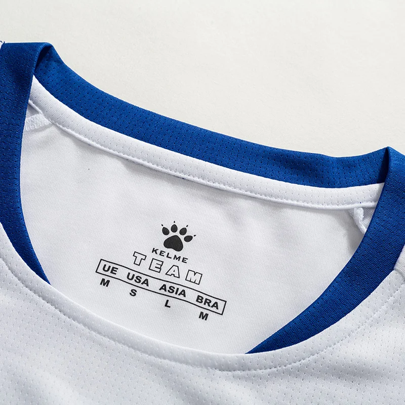 Soccer Jersey American Football Jersey KELME Men's Soccer Jersey Football Uniforms Summer Training Suits Original Team Jersey Short Sleeve Breathable Male 3891060