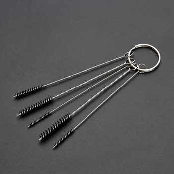 

Portable Makeup Brushes 5pcs Multi-Function Cleaning Needle Mouth Spray Gun Brushes Set Kit Tip Tube Tattoo Piercing Clean Tool