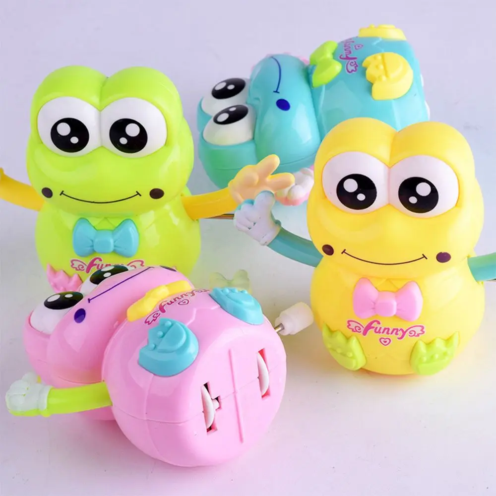 New Colorful Lovely Plastic Cartoon Animal Frog Animal Shape Clockwork