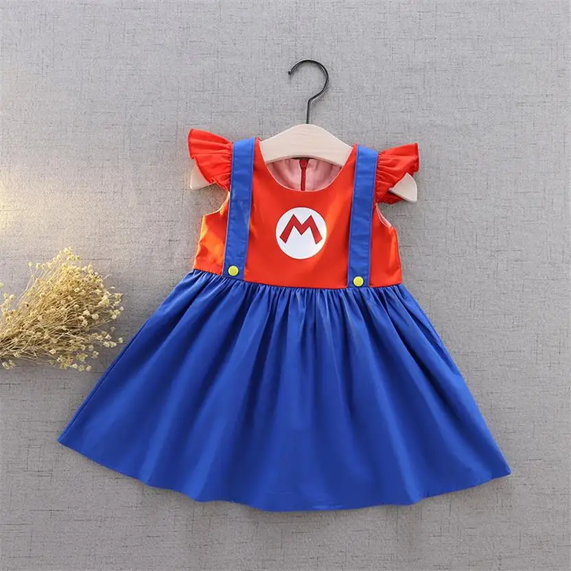 94-27-Cartoon Kids Princess Dresses for Girl