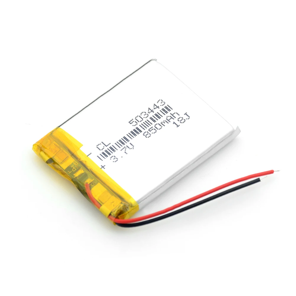 503443 3,7 V 850 mah перезаряжаемый литий-полимерный Li-Po аккумулятор для gps MP3 MP4 psp DVD Tablet PC BT динамик цифровые продукты