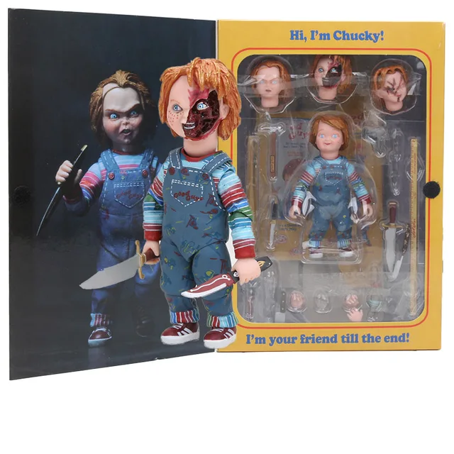 NECA Scary chucky Figure Toys Horror Movies Child's Play Bride of