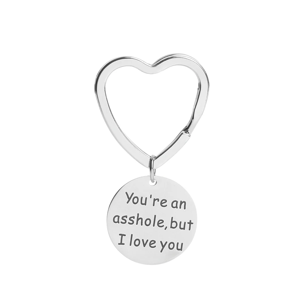 Funny Boyfriend Gift You're My Favorite Asshole Keychain Funny Keychain Man Gift Valentines Day Gift For Husband