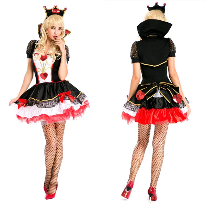 Halloween-Costumes-Adult-Womens-Poker-Red-Queen-of-Hearts-Costume-Dress-Carnival-Party-Queen-Costumes