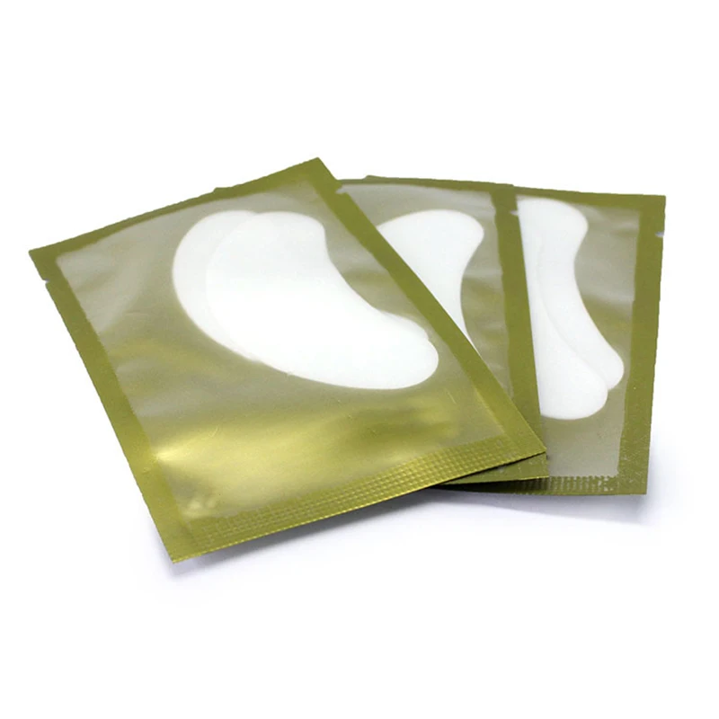 50 пар накладки для глаз Накладные ресницы изолированные прокладки накладные ресницы частная марка ресницы удлинители