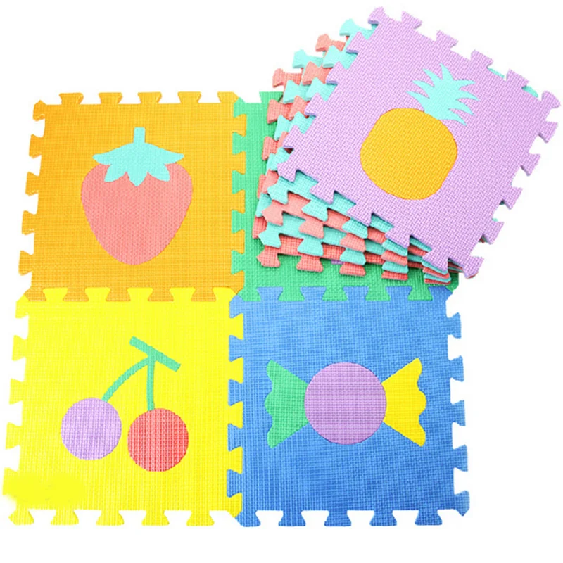 

1 Pcs Children's soft developing crawling rugs baby play puzzle number/letter/fruit eva foam mat pad floor for baby games