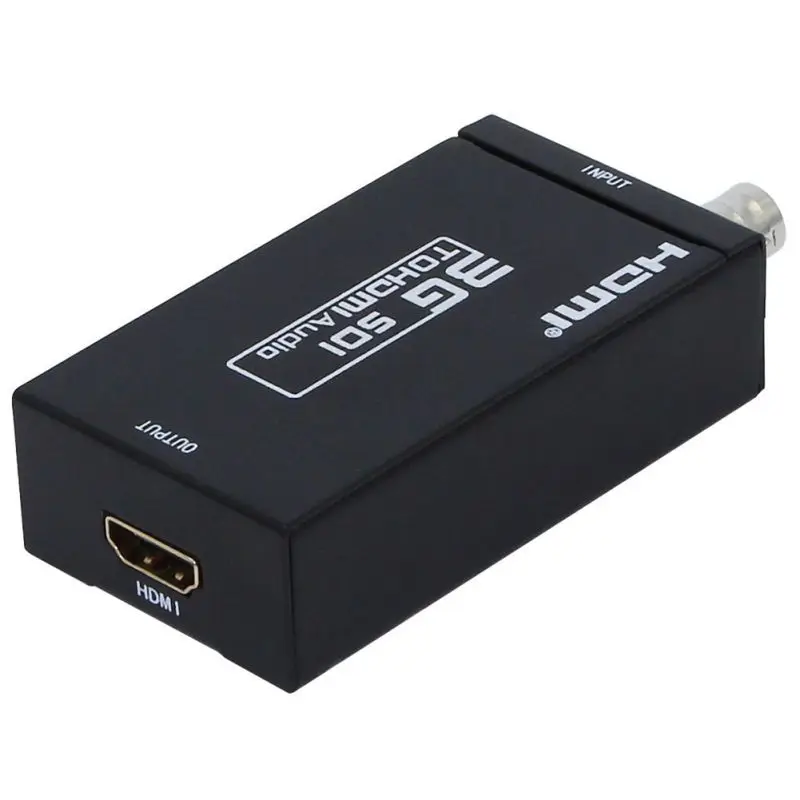 Mini 3g SDI в HDMI конвертер адаптер Поддержка HD-SDI/3g-SDI сигналы, показывающие на HDMI дисплей 1080 P Разъем адаптеры