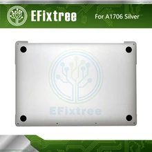 New Bottom Case Silver For Macbook Pro Retina 13" A1706 Lower Housing Space Gray 613-06940-A Screw Set EMC 3071 3163