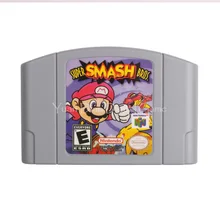 Nintendo N64 Игры Картридж Консоли Карты Super Smash Bros Английский Язык Версия