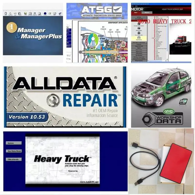Программное обеспечение Alldata для ремонта автомобилей все данные 10 53 в 25