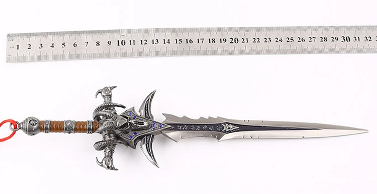 WOW Arthas Menethil sword Frostmourne сплав литье крутое Ремесло быть подарком игрушки для взрослых 30 см